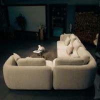 Прямой диван Bonta Fabriq 1 Pearl