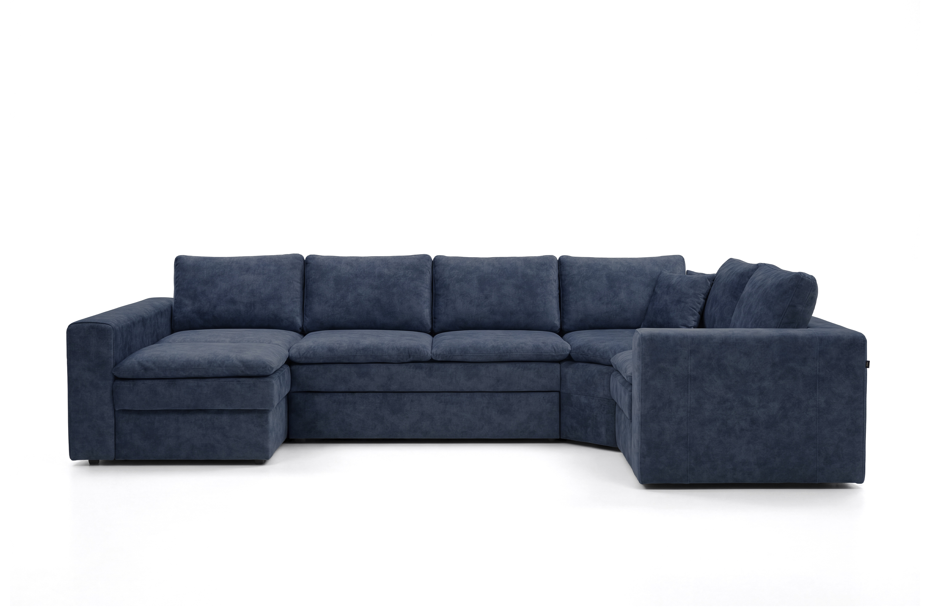 П-образный диван Чикаго (3830х2320х1700) River 05 Anthracite