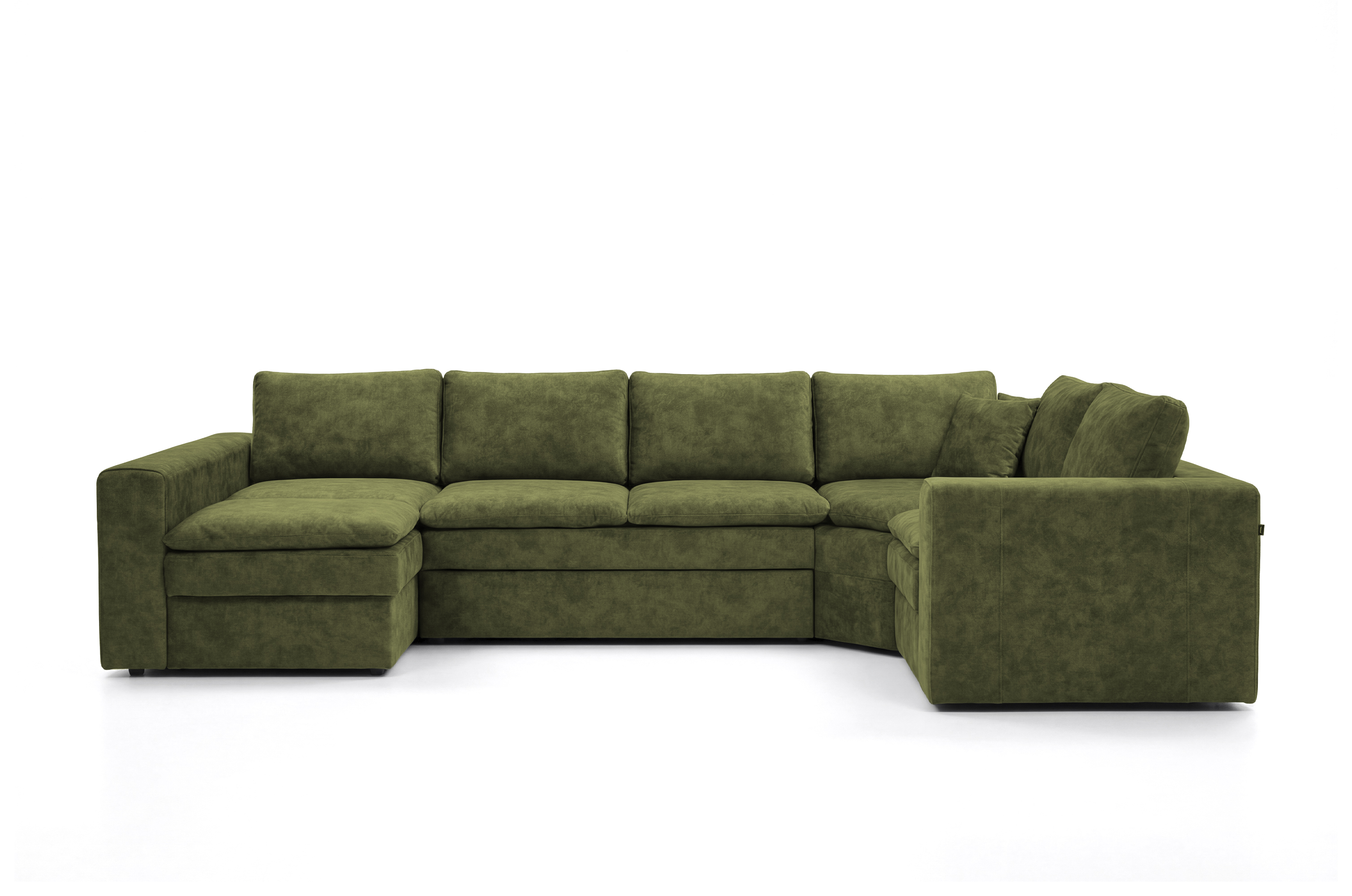 П-образный диван Чикаго (3830х2320х1700) River 05 Anthracite