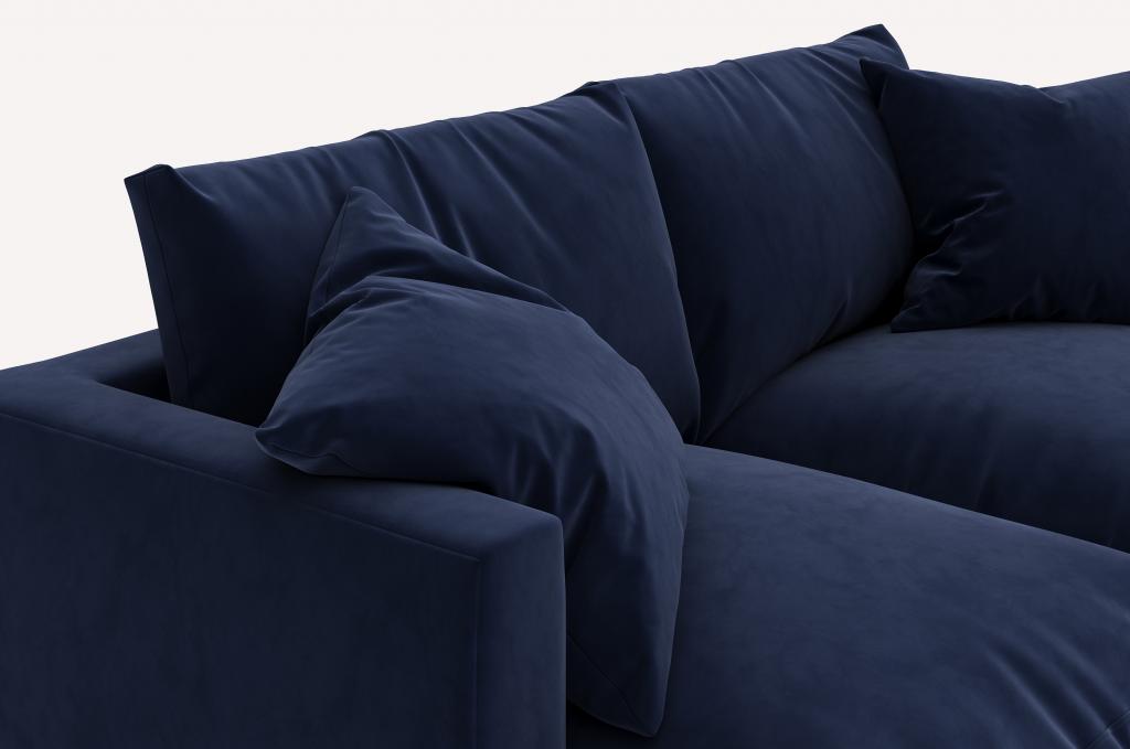 Прямой диван Ego Nessi Navy
