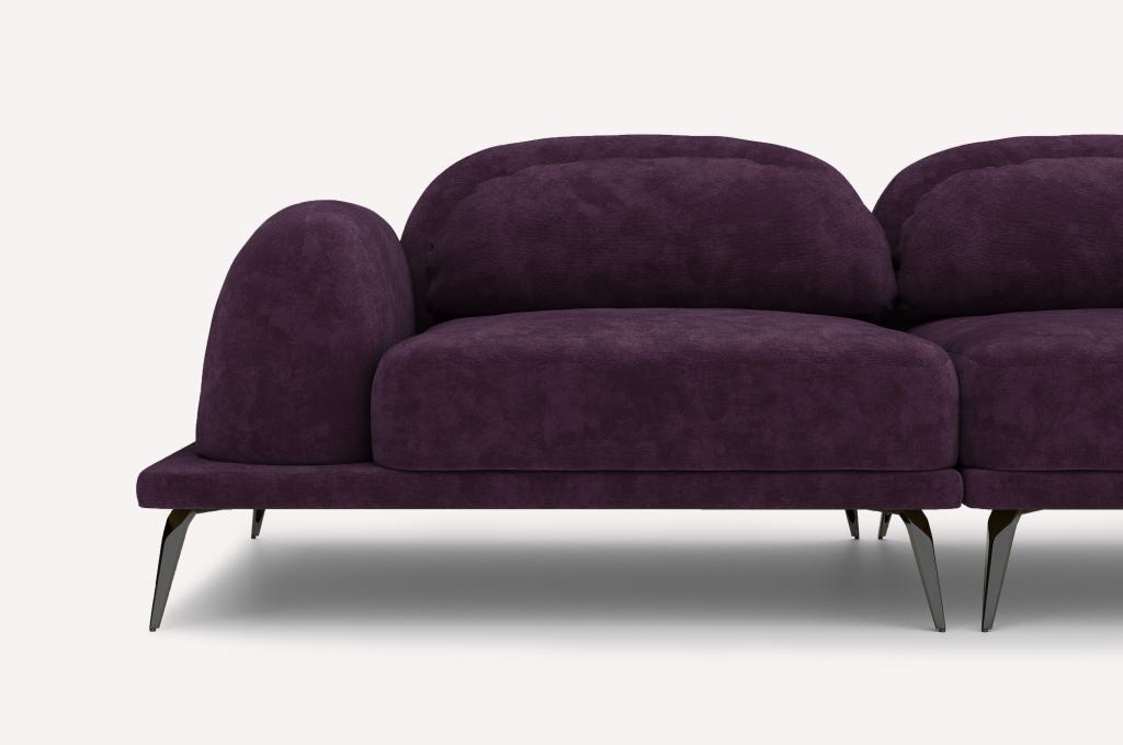 Прямой диван Tavola Sharli Violet