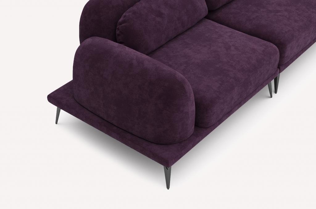 Прямой диван Tavola Sharli Violet