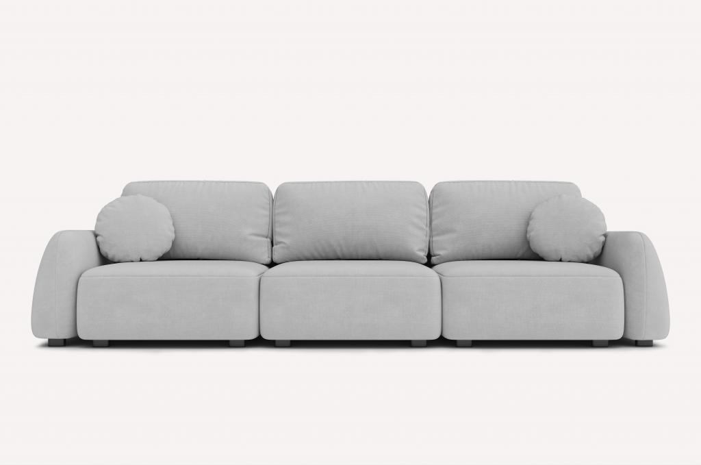 Прямой диван Tuscan Piano Light Grey