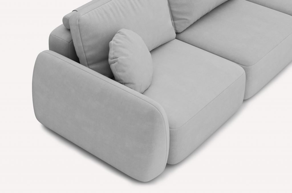 Прямой диван Tuscan Piano Light Grey