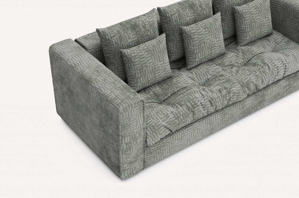 Прямой диван Vegas Como Design Meandr