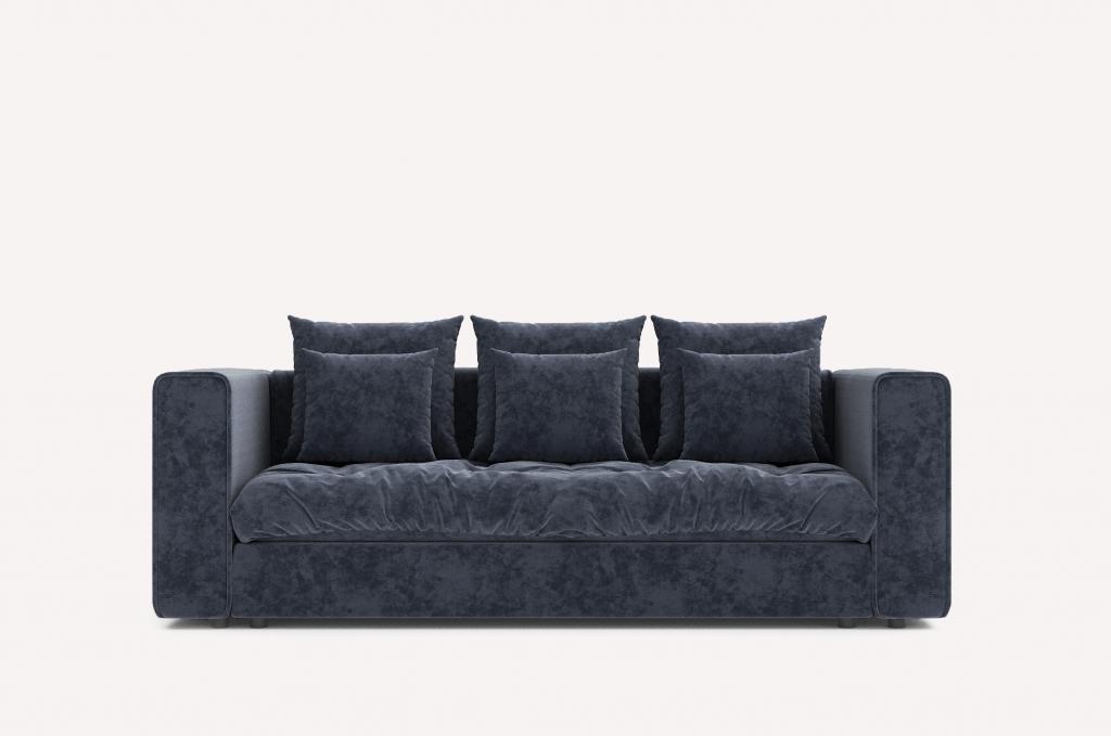 Прямой диван Vegas Rialto Blue Apatite