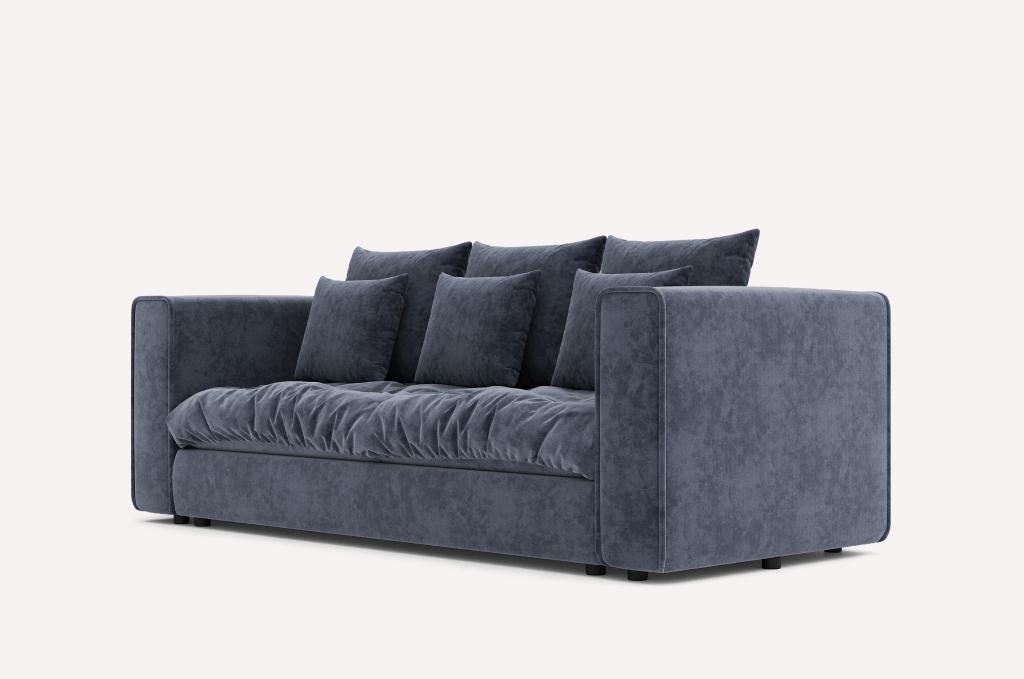 Прямой диван Vegas Rialto Blue Apatite