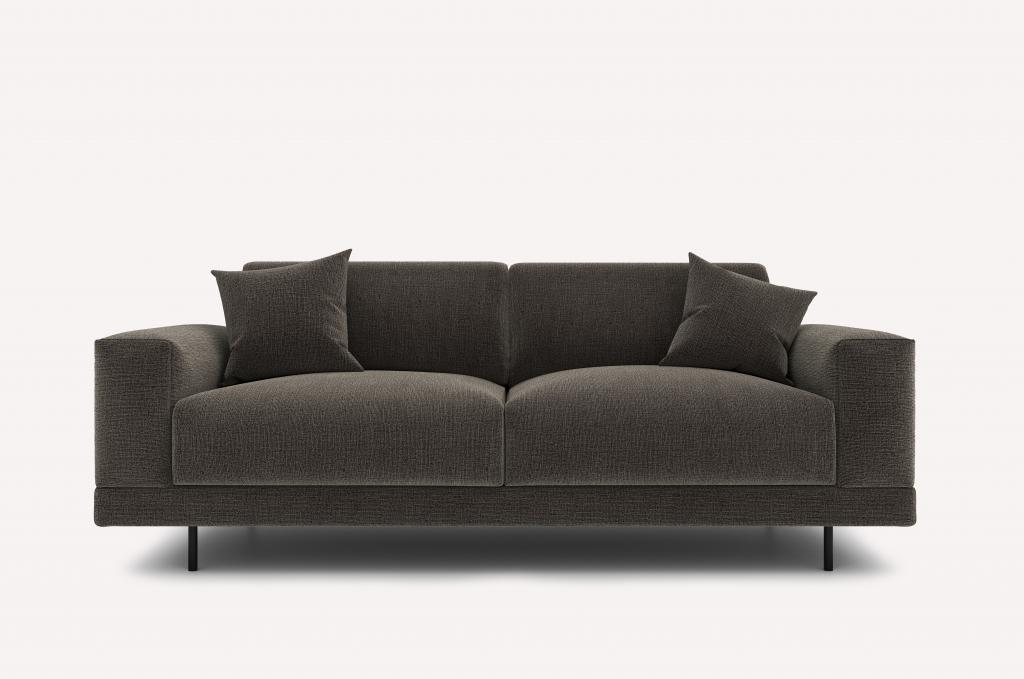 Прямой диван Yoga Palermo Graphite