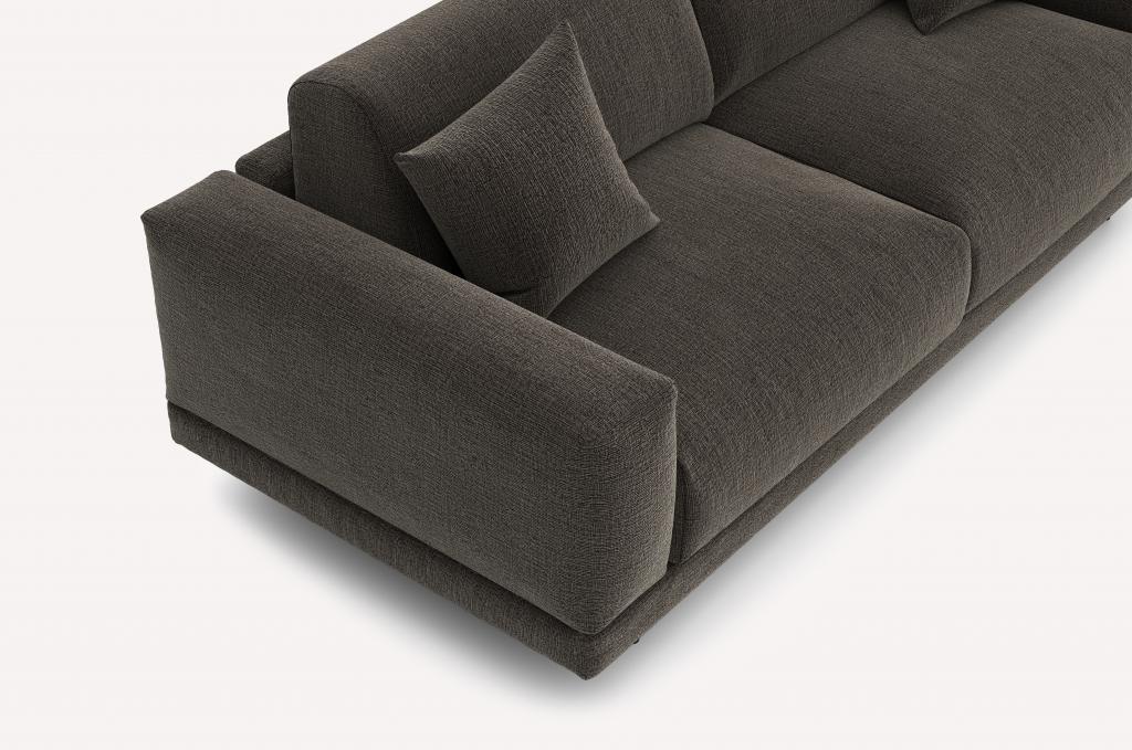 Прямой диван Yoga Palermo Graphite