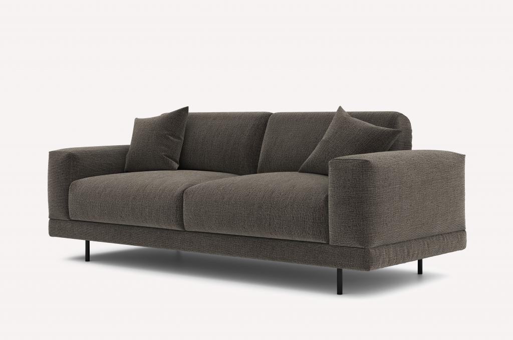 Прямой диван Yoga Palermo Graphite