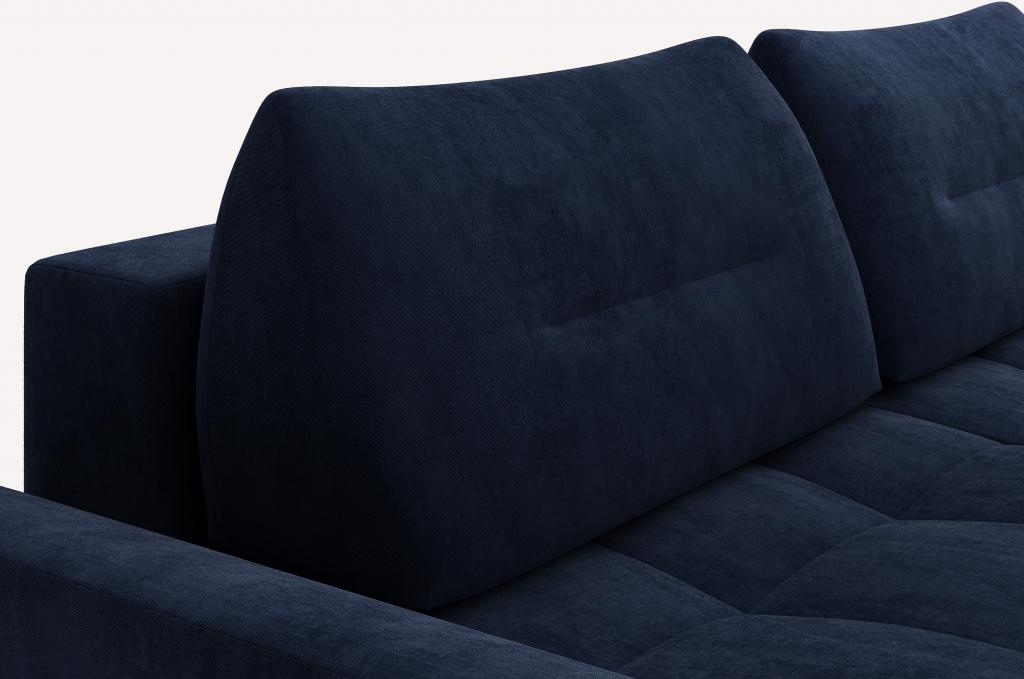 Прямой диван Остин Erika Navy Blue