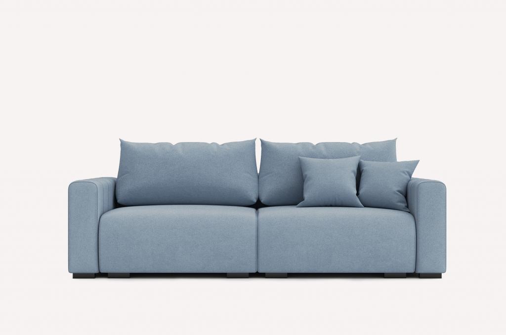 Прямой диван Хилтон Fabriq Blueberry