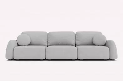 Прямой диван Tuscan Piano Light Grey