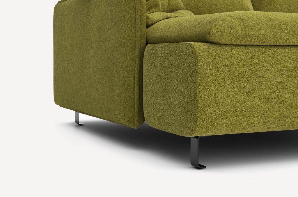 П-образный диван Next Fabriq Olive