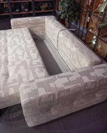 Прямой диван Mercury (2500x1100) Malta Smoke