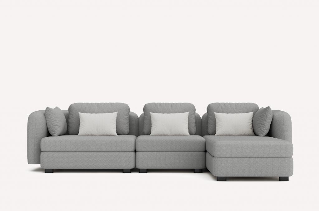 Угловой диван Bonta Glow Light Grey