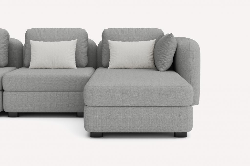 Угловой диван Bonta Glow Light Grey