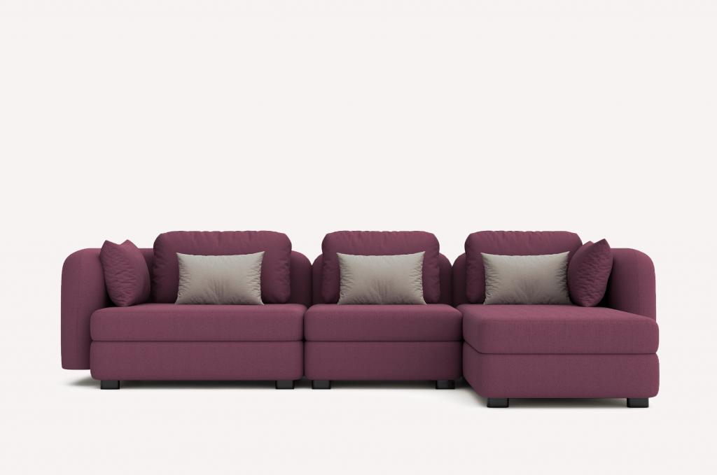 Угловой диван Bonta Soho Magent