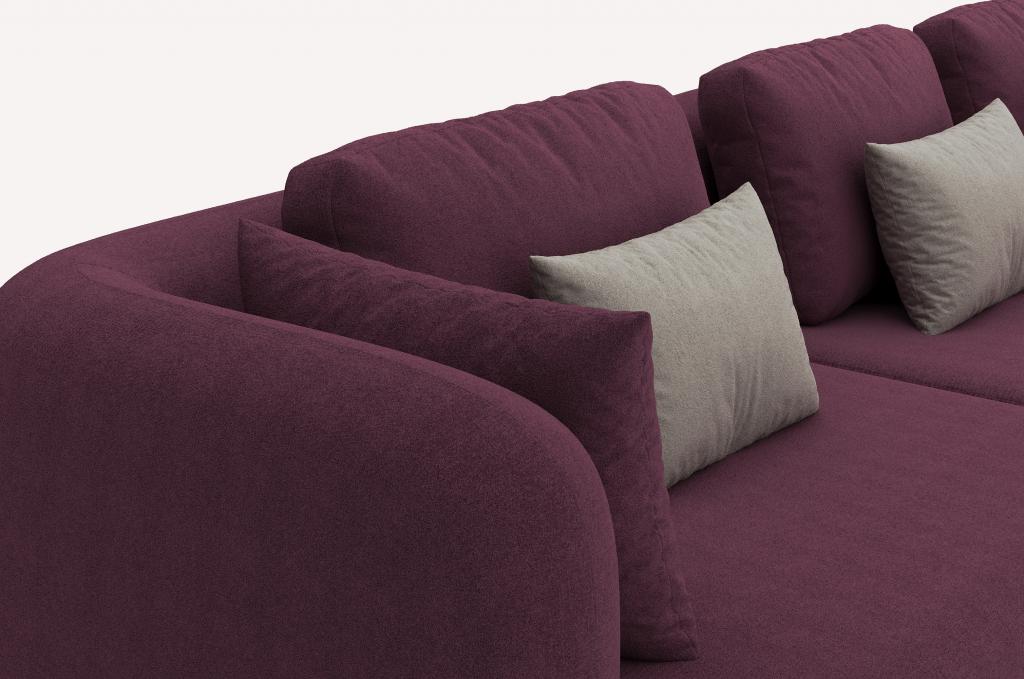 Угловой диван Bonta Soho Magent