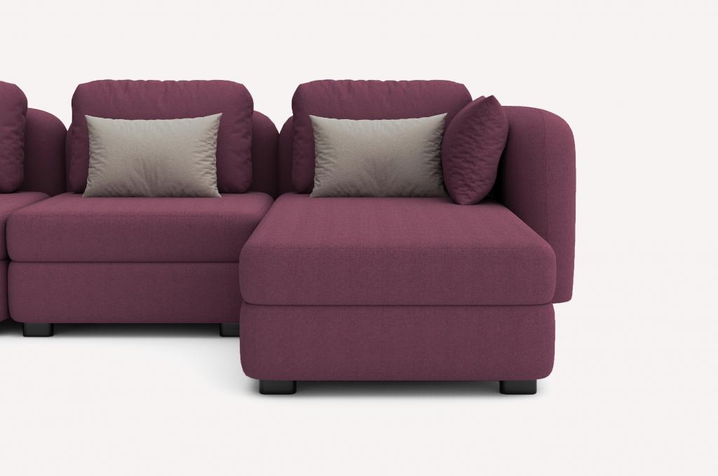 Угловой диван Bonta Soho Magent