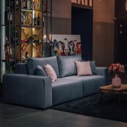 Прямой диван Скандинавия Aura Smoke