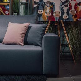 Прямой диван Скандинавия Aura Smoke