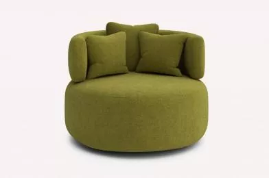 Кресло Twist Como Design Adelante 06 Fabriq Olive