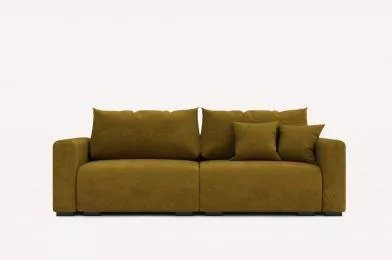 Прямой диван Хилтон Escada Mustard