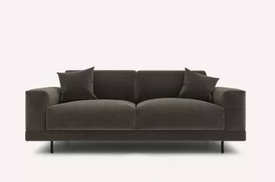 Прямой диван Yoga Palermo Graphite