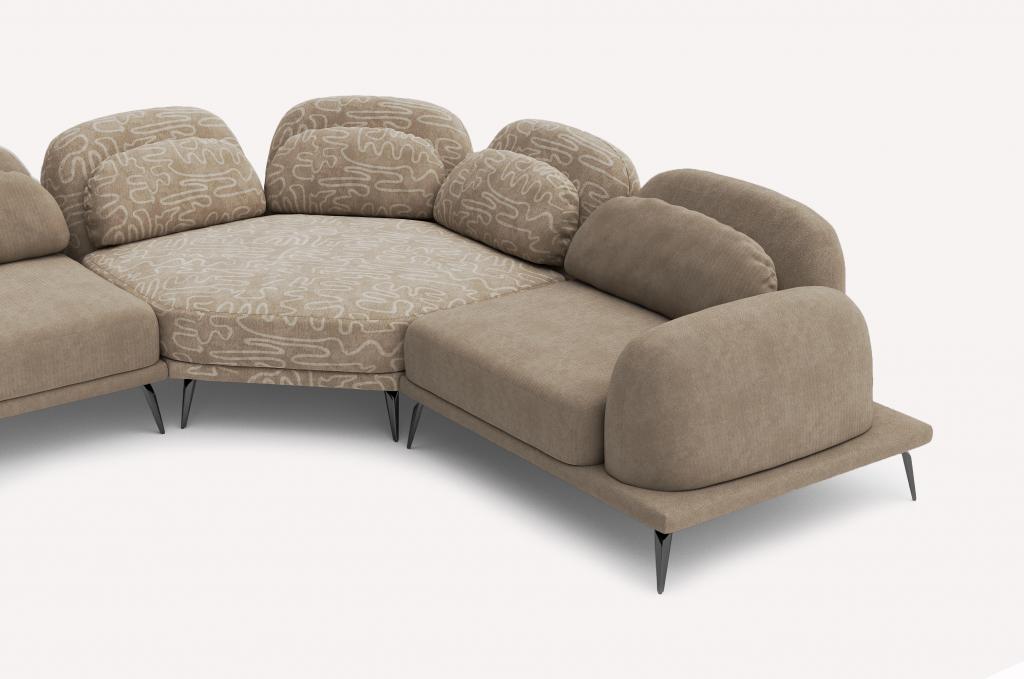 Угловой диван Tavola Beauty Beige