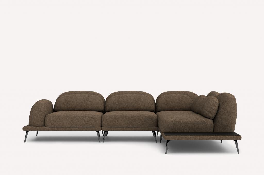 Угловой диван Tavola Bubble Stone