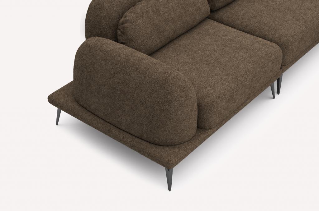 Угловой диван Tavola Bubble Stone