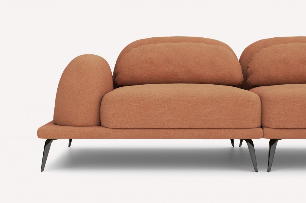 Угловой диван Tavola Fancy Fabric Bushe