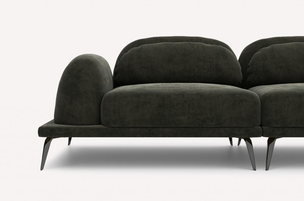 Угловой диван Tavola Fabriq Malachite