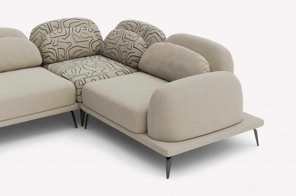 Угловой диван Tavola Гармония Букле