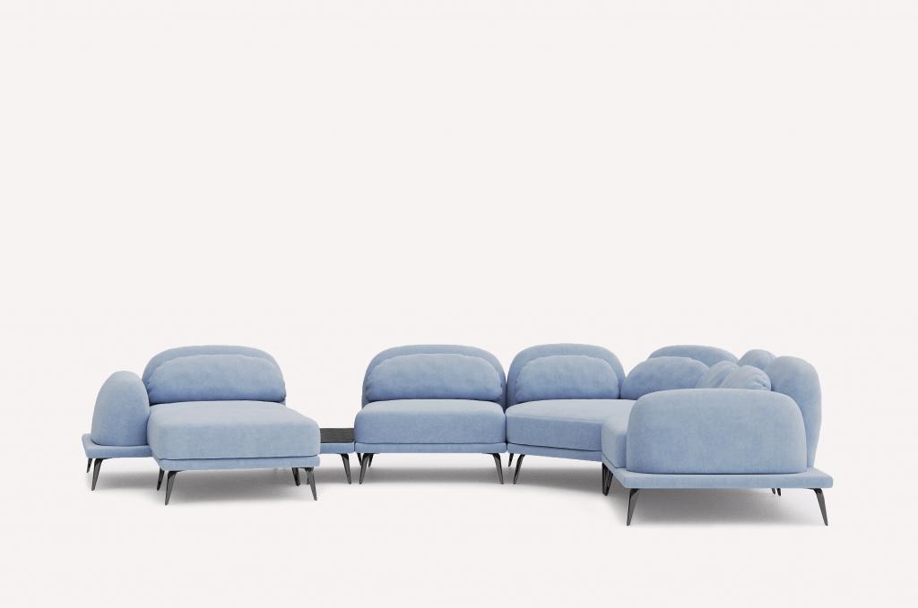 Угловой диван Tavola Teddy Evolution