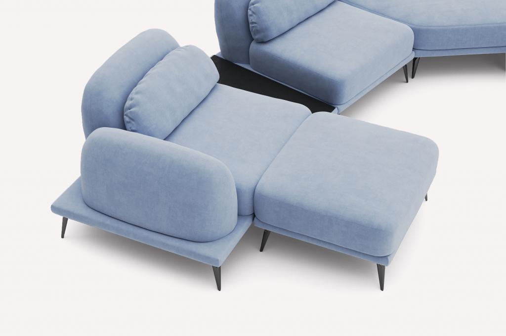 Угловой диван Tavola Teddy Evolution