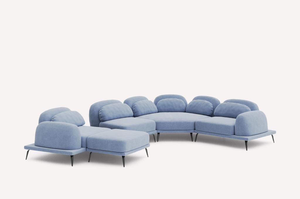 Угловой диван Tavola Teddy Evolution