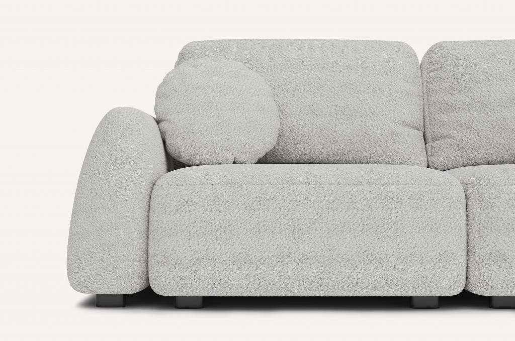 Угловой диван Tuscan Bubble Silver