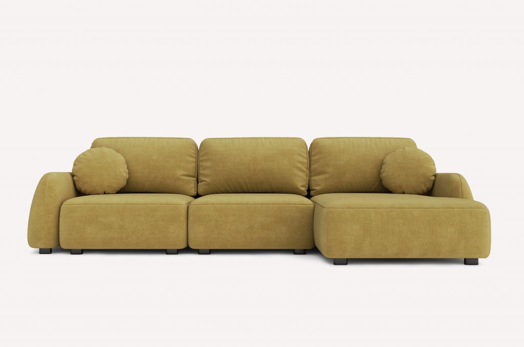 Угловой диван Tuscan Piano Yellow