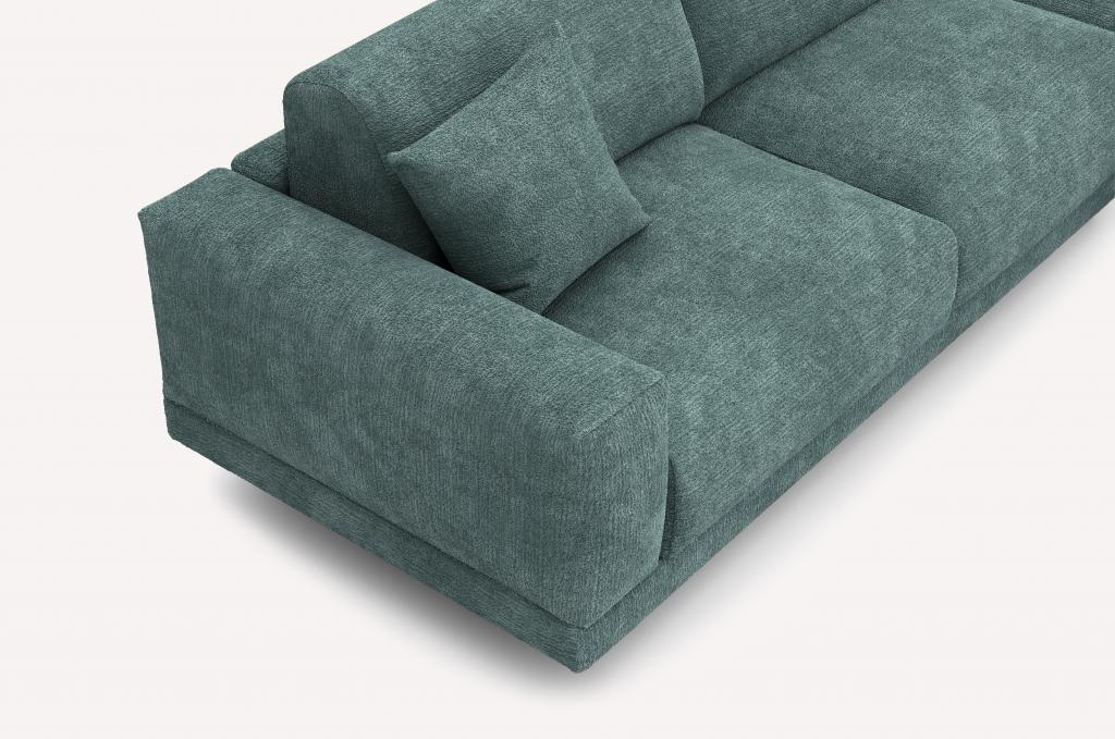 Угловой диван Yoga Monro Mineral Blue