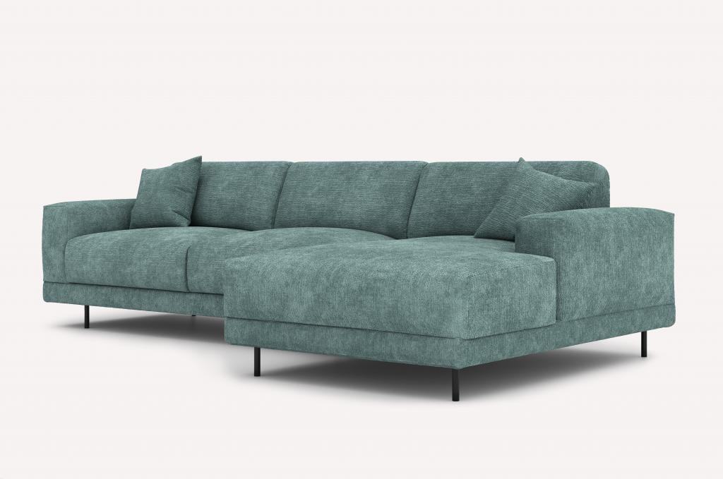 Угловой диван Yoga Monro Mineral Blue