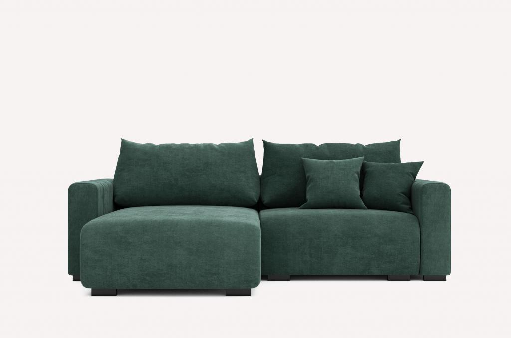 Угловой диван Хилтон Plaza Malachite