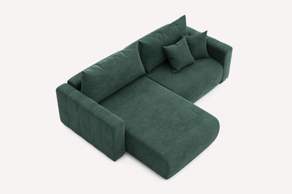 Угловой диван Хилтон Plaza Malachite