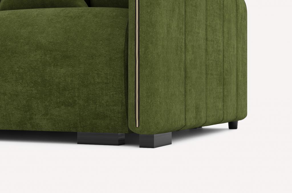 Угловой диван Хилтон Plaza Grass