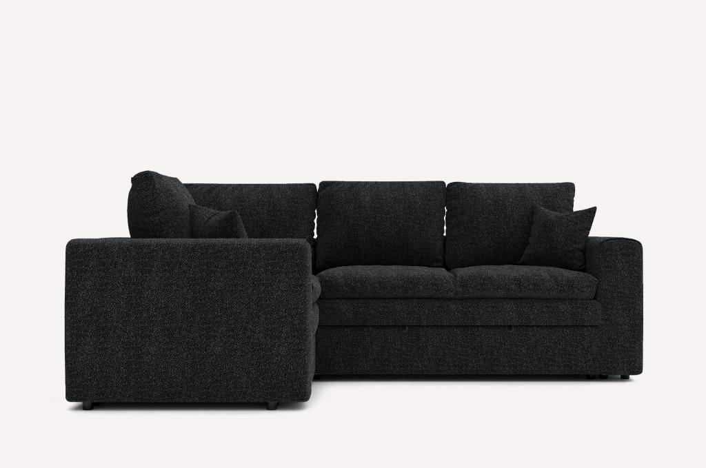 Угловой диван Чикаго Bubble Dark Grey