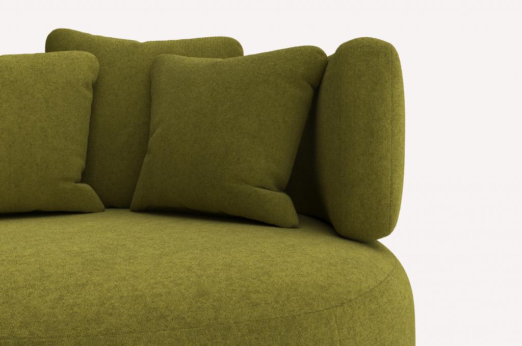 Кресло Twist Como Design Adelante 06 Fabriq Olive