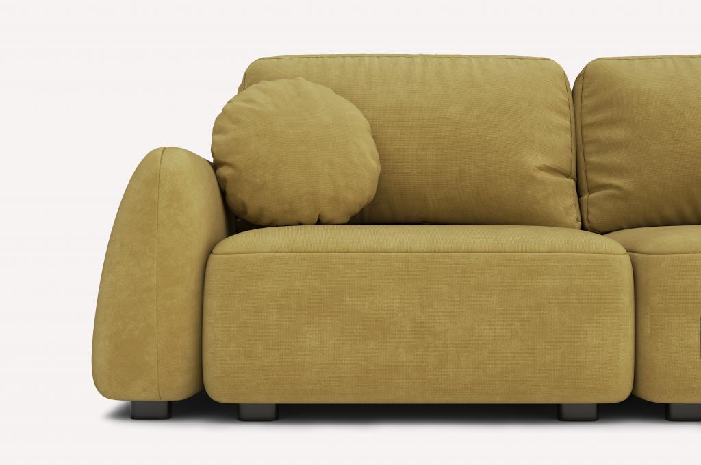 Угловой диван Tuscan Piano Yellow