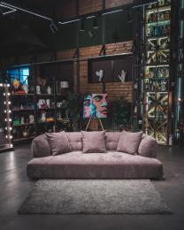 Прямой диван Cosmo Marseille Violet