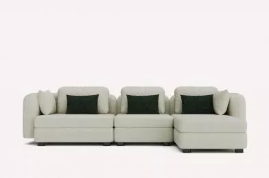 Угловой диван Bonta 3D Cotton